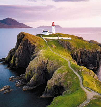 Faro di Nest Point dell'isola di Skye, Highland - Tour Scozia on the road 8 giorni volo incluso Partenze Garantite